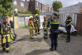 Brandweer in actie na melding woningbrand Ben Neijndorffplein Haarlem