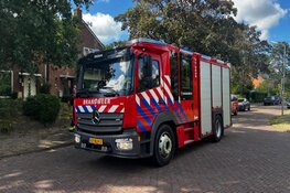 Korte woningbrand in Santpoort-Zuid