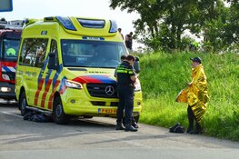 Bootje in brand in Spaarndam