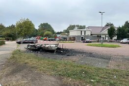 Caravan in brand op Dillestraat in Haarlem