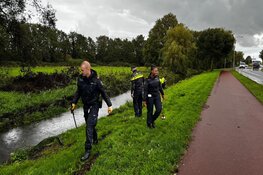 Politie-onderzoek in sloot Driehuis