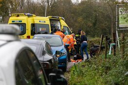 Scooterrijder in botsing met automobilist in Santpoort-Noord