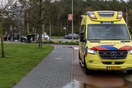 Fatbike aangereden op rotonde Dr. Jac P. Thijsseweg in Zandvoort