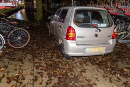 Aanhouding na crash met auto in Haarlem