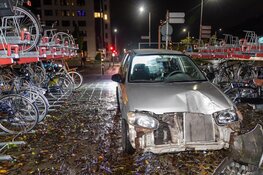 Aanhouding na crash met auto in Haarlem
