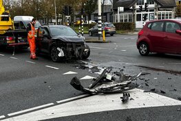 Veel schade bij ongeval in Waarderpolder