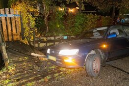 Automobiliste eindigt bijna in sloot langs Zuid Schalkwijkerweg