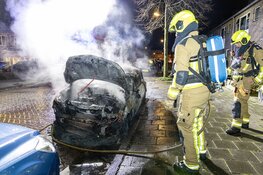 Auto uitgebrand in Herculesstraat IJmuiden, vermoedelijk brandstichting