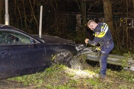 Zware crash na achtervolging op de Tolweg in Uitgeest