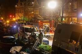 Duikactie door brandweer langs Herensingel in Haarlem