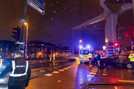 Gewonde bij ongeval op de Langebrug in Haarlem