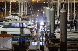 Brand aan boord van schip in Marina Seaport IJmuiden