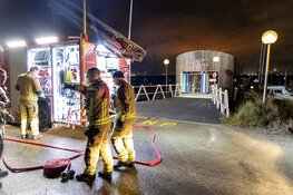 Brand aan boord van schip in Marina Seaport IJmuiden