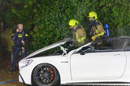 Peperdure AMG-Mercedes in brand in Heemstede