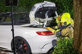 Peperdure AMG-Mercedes in brand in Heemstede