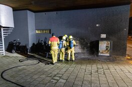 Scooter door brand verwoest aan Prof. Donderslaan in Haarlem