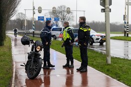 Motorrijder onderuit in Velsen-Zuid