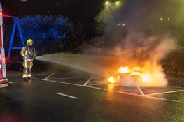 Scooter uitgebrand aan de Oudeweg in Haarlem