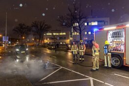 Scooter uitgebrand aan de Oudeweg in Haarlem