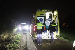 Auto te water in Uitgeest