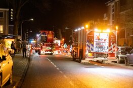 Brand in flat in Haarlem, rook in trappenhuis