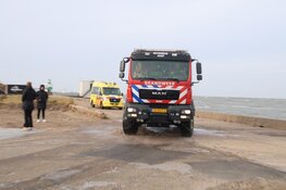 Massale uitruk van hulpdiensten op pier van IJmuiden