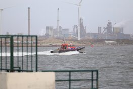 Massale uitruk van hulpdiensten op pier van IJmuiden