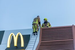 Brand bij McDonald's in Beverwijk