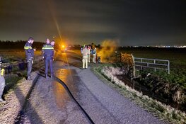 Scooter brandt volledig uit in Uitgeest