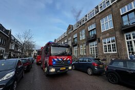 Brand door fietsaccu in woning in Haarlem