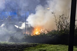 Autobrand aan De Zandkuil in IJmuiden