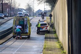 Botsing tussen fietsers op fietspad in Santpoort-Noord