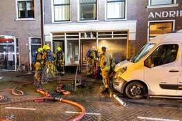 Brand aan Botermarkt in Haarlem: wasserette zwaar beschadigd