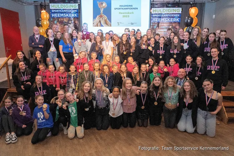 107 sporters in het zonnetje!
