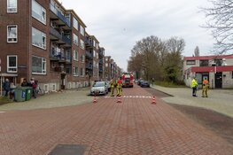 Gaslek aan Mr Jan Gerritsenlaan in Haarlem