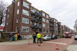 Gaslek aan Mr Jan Gerritsenlaan in Haarlem