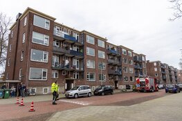 Gaslek aan Mr Jan Gerritsenlaan in Haarlem