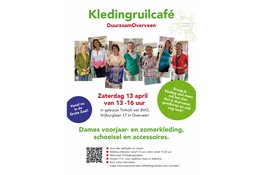 Voorjaarseditie kledingruilcafé duurzaam Overveen