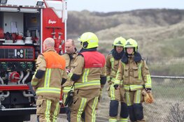 Flinke duinbrand bij Wijk Aan Zee