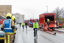 Grote brand in voormalige sportschool in Zandvoort