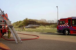 Beginnende duinbrand in Wijk aan Zee: twee kinderen worden gezocht