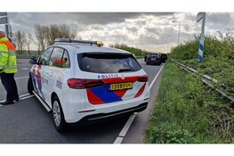 Ongeluk onderaan afrit Heemskerk; veel verkeershinder