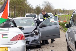 Aanrijding na conflict in Haarlem
