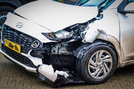 Bezorger van boodschappen betrokken bij botsing in Heemskerk