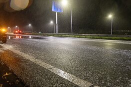 Spekglad: ongevallen door hagel op de A9 en A5