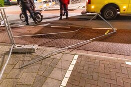 Man rijdt tegen hekwerk in Haarlem, fatbike in beslag genomen