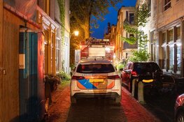 Brand in de Beeksteeg in Haarlem