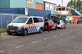 Korte brand bij autosloperij in Haarlem