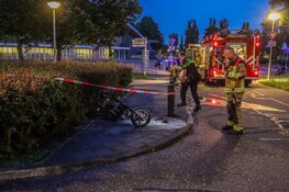 Scooter door brand verwoest in Beverwijk