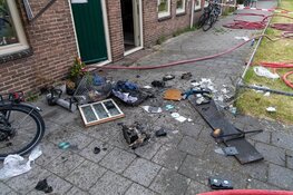 Brand in monumentale woning in IJmuiden